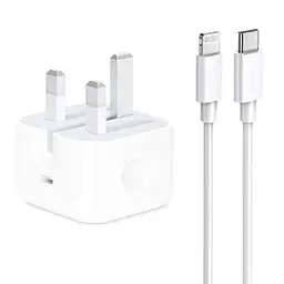 Apple 20W USB-C Power Adapter with Lightning Cable – Original iPhone Fast Charger UAE