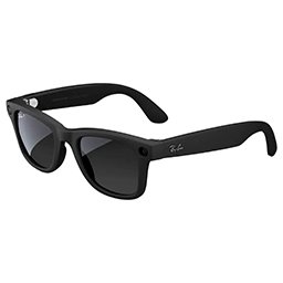 Ray-Ban Meta Wayfarer Smart Glasses Matte Black Graphite – Ray-Ban Smart Sunglasses UAE
