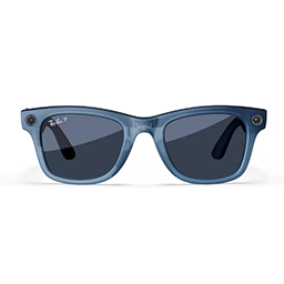 Ray-Ban Meta Wayfarer Smart Glasses Matte Jeans Blue – Smart Eyewear Dealer Dubai UAE